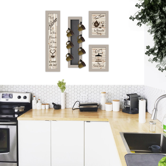 August Grove® 4 Piece Kitchen Wall Décor Set & Reviews Wayfair